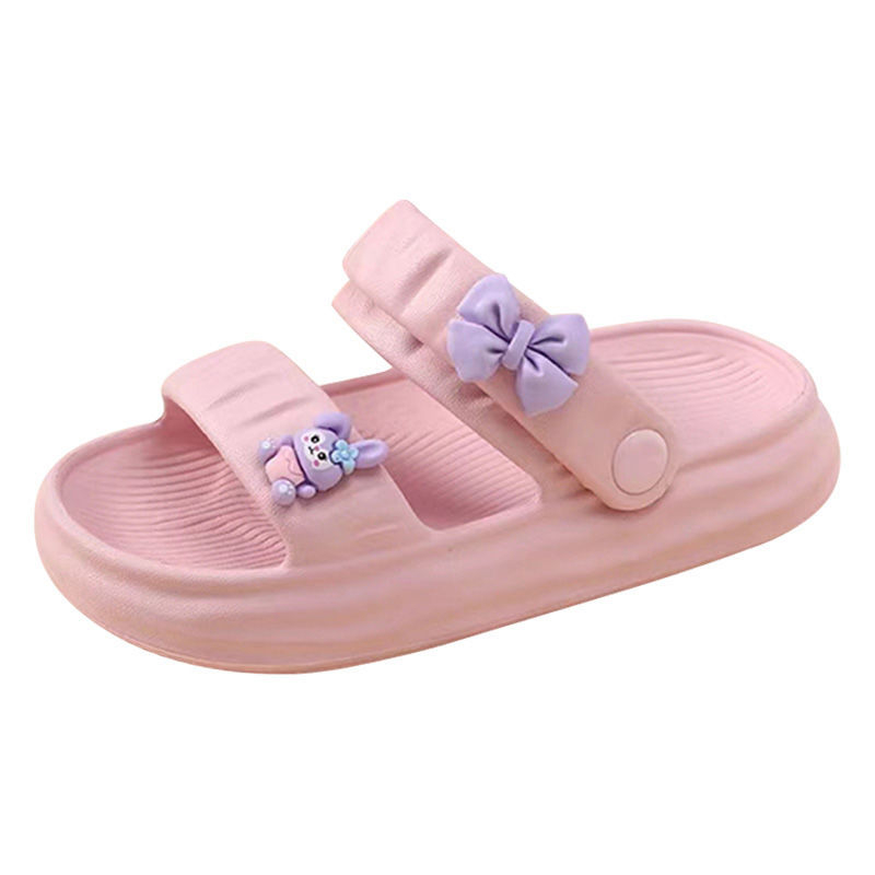 Момичешки летни сандали за плажа с EVA горна част и EVA подметка, нехлъзгващи се, леки, за деца на възраст 4–16 г.