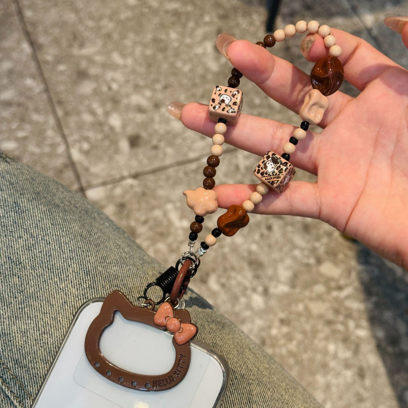 Nylonová šnúra na telefón s kovovou sponou, značka Yikuhui, štýl pár, bez prispôsobenia