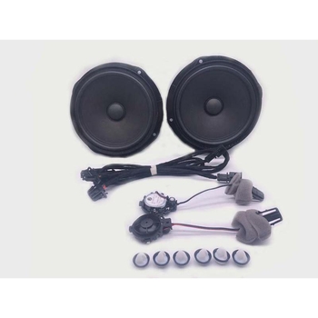 Hátsó ajtóba szerelt magasabb frekvenciájú hangszóró – nem-destruktív telepítés, vezetékvágás nélkül; modell 1, impedancia 1, hangszint 1, kompatibilis modellek: 1