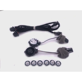 Hátsó ajtóba szerelt magasabb frekvenciájú hangszóró – nem-destruktív telepítés, vezetékvágás nélkül; modell 1, impedancia 1, hangszint 1, kompatibilis modellek: 1