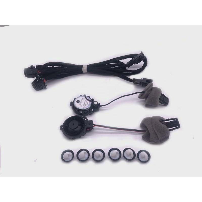 Hátsó ajtóba szerelt magasabb frekvenciájú hangszóró – nem-destruktív telepítés, vezetékvágás nélkül; modell 1, impedancia 1, hangszint 1, kompatibilis modellek: 1