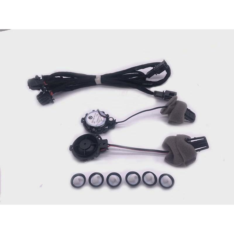 Hátsó ajtóba szerelt magasabb frekvenciájú hangszóró – nem-destruktív telepítés, vezetékvágás nélkül; modell 1, impedancia 1, hangszint 1, kompatibilis modellek: 1