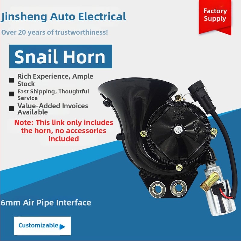 Autó csiga alakú légkürt 24V 15W 105-125 dB 440 Hz
