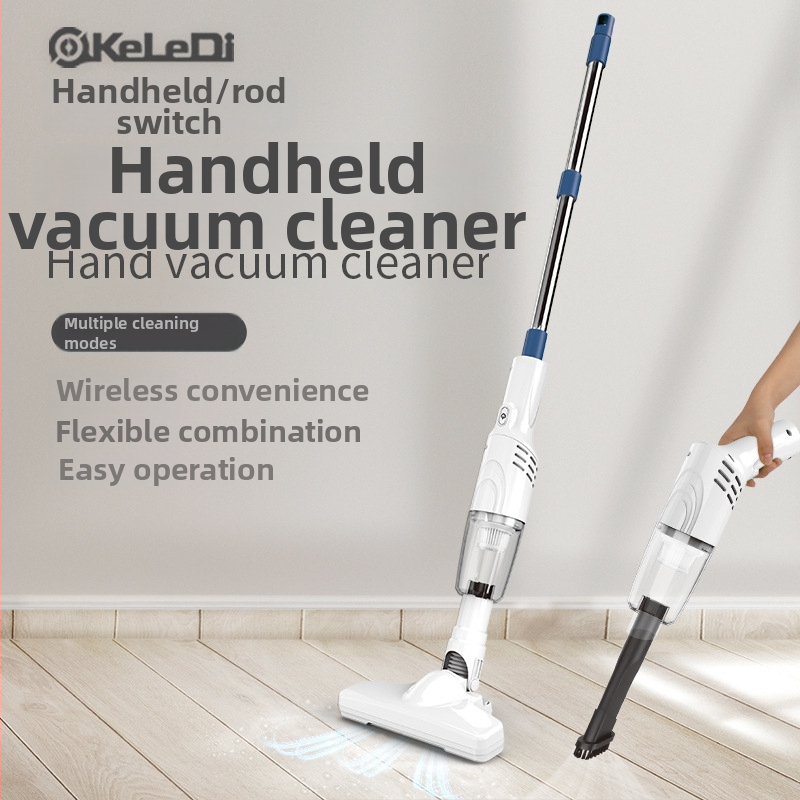 Clodi vezeték nélküli kézi porszívó autó- és otthoni használatra – 3100–4000 Pa szívás, akár 200 W, beépített akkumulátor 1001–1600 mAh, por tartály, lapos fej, USB tápegység