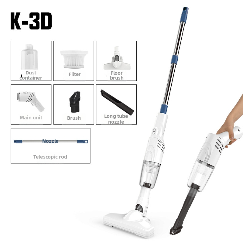 Clodi vezeték nélküli kézi porszívó autó- és otthoni használatra – 3100–4000 Pa szívás, akár 200 W, beépített akkumulátor 1001–1600 mAh, por tartály, lapos fej, USB tápegység