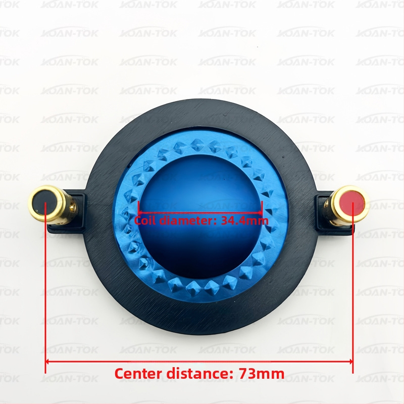 KOAN-TOK koaksiālais kompozītais augštoņu vadītājs ar polimēra membrānas diafragmu un magnētisko ķēdi
