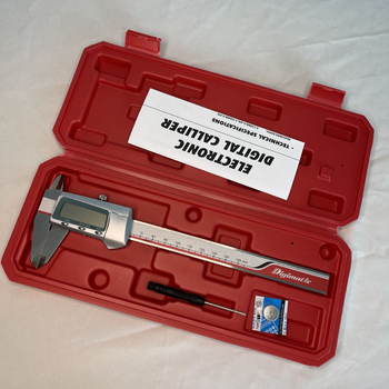 Elektroniska digitālā kalipera, nerūsējošais tērauds, izšķirtspēja 0,01 mm, precizitāte 0,01 mm, pielāgota apstrāde, tīrā svars 0,35