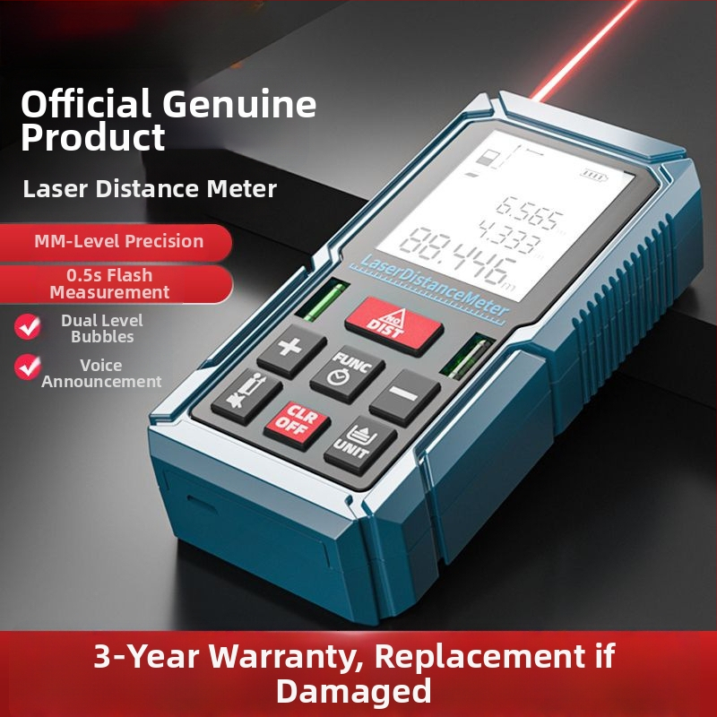 Infraraudonųjų spindulių rankinis atstumo matuoklis su skaitmenine juostele, Modelis 1, Svoris 11 g, Veikimo įtampa 11 V