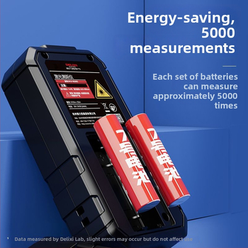 Delixi lazerinis atstumo matuoklis – rankinis infraraudonųjų spindulių lazerinis matavimo įrankis su skaitmeniniu ekranu