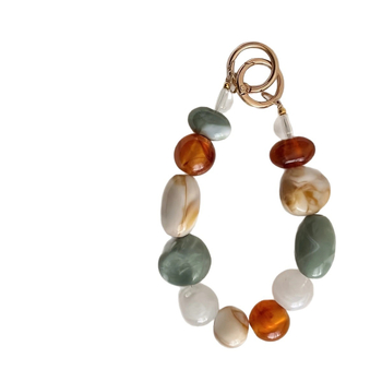 Držiak na telefón na retiazke s nylonovou šnúrou, plastová spona, ručne vyrobené, balené samostatne