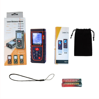 Lāzera attāluma mērītājs iekšējai dekorācijai (ar 40 m diapazonu; infrasarkanais sensors; elektroniskais mērījums; sērija OQ)