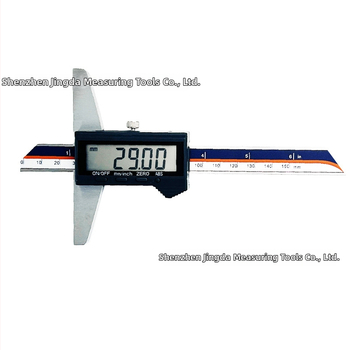 Jingda Digitālais Dziļuma Mērītājs 0–200 mm, Precizitāte 0,01 mm, Digitālais Displejs, Nerūsējošais Tērauds 4Cr13