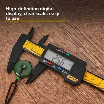 Digitālais kalipers jadeītam, juvelierizstrādājumiem un rokassprādzēm, augsta precizitāte (Zīmols: Effective; Mērinstrumenta tips: digitālais kalipers; Pielietojums: jadeite/juvelierizstrādājumi/rokassprādzes)