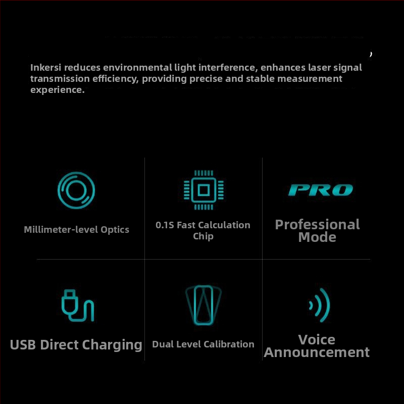 Lāzera distancmetrs, rokas, infrasarkanais mērījums, augsta precizitāte telpu mērīšanai