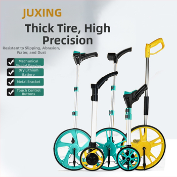 Rankinis atstumo matuoklis su skaitmeniniu ekranu (Modelis 101, diapazonas 0–9999.9 m, tikslumas ±0,5, svoris 600)