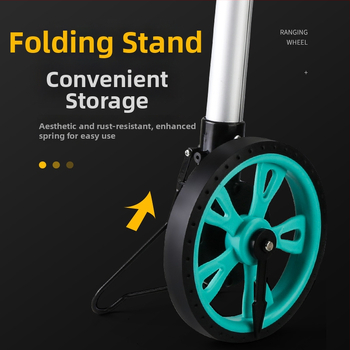 Rankinis atstumo matuoklis su skaitmeniniu ekranu (Modelis 101, diapazonas 0–9999.9 m, tikslumas ±0,5, svoris 600)