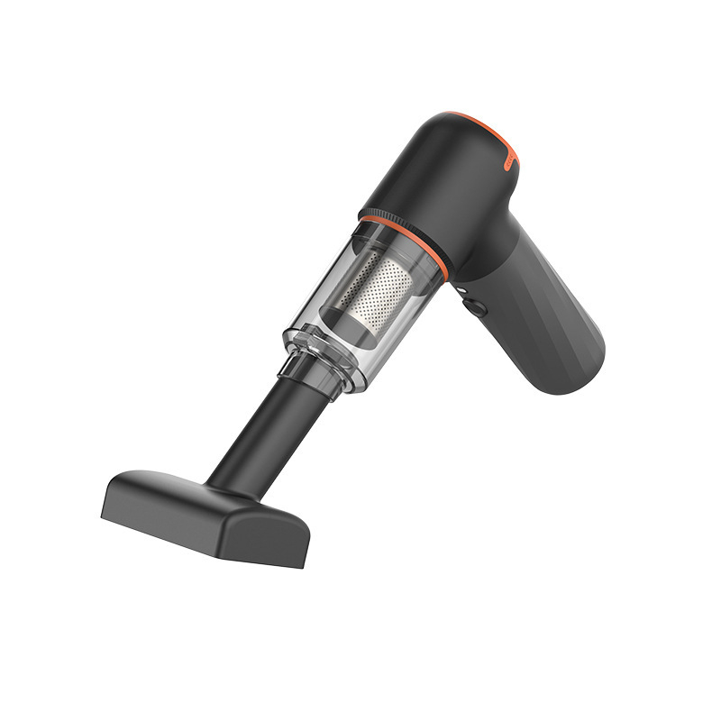 Χειροκίνητο σκουπάκι αυτοκινήτου με ασύρματη φόρτιση, ισχυρή αναρρόφηση 6000 Pa, 60 W, 7,4 V, μπαταρία 4000 mAh