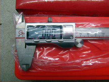 Shanggong digitālais mērinstruments ar metāla korpusu, mērījumu diapazons 0-150/200/300 mm