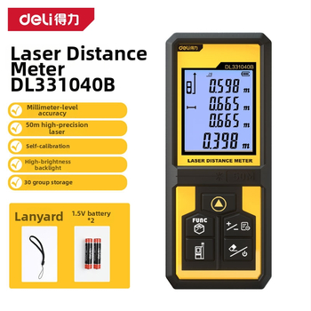 Rokasgrāmais infrasarkanais lāzera attāluma mērītājs DL331040B, diapazons 40/100 m, lāzera attāluma mērinstruments