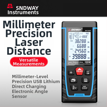 Deep Dawei lāzera attāluma mērītājs, rokas instruments ar infrasarkano mērīšanu, augsta precizitāte, diapazons līdz 50 m
