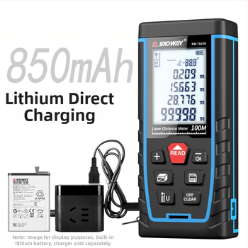 Deep Dawei lāzera attāluma mērītājs, rokas instruments ar infrasarkano mērīšanu, augsta precizitāte, diapazons līdz 50 m