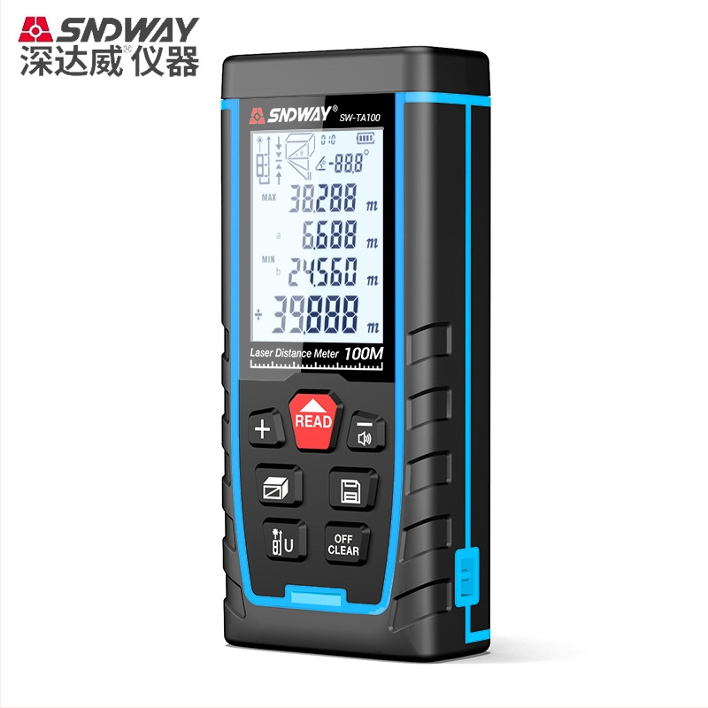 Deep Dawei lāzera attāluma mērītājs, rokas instruments ar infrasarkano mērīšanu, augsta precizitāte, diapazons līdz 50 m