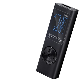 W40X επαναφορτιζόμενος φορητός υπέρυθρος μετρητής απόστασης με λέιζερ, αλουμινένιο σώμα, εμβέλεια μέχρι 80 m