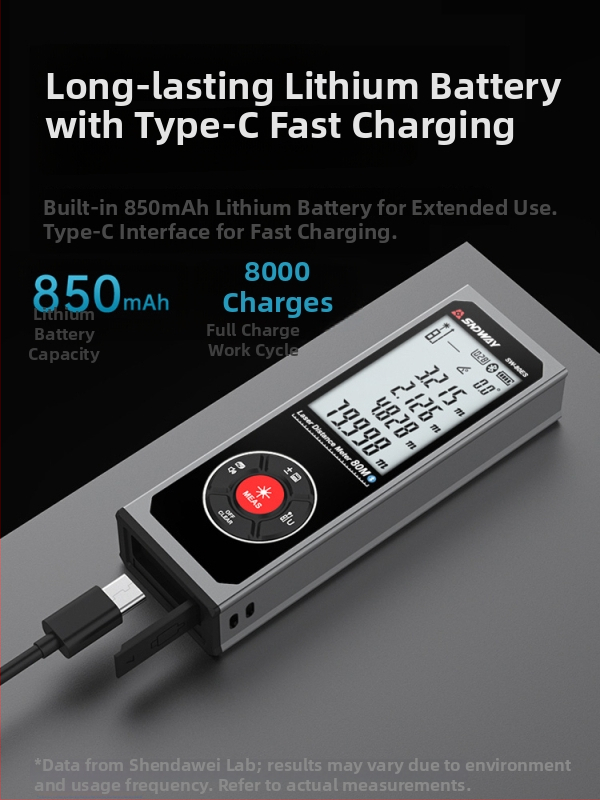 Μετρητής απόστασης με λέιζερ, φορητός υπέρυθρος μετρητής μέτρησης, μοντέλο Sw-40E-80ES