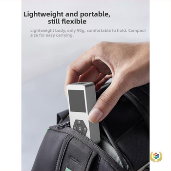 Χειροκίνητος μετρητής απόστασης λέιζερ για οικιακή χρήση, συμπαγής, με υψηλή ακρίβεια και φωνητική ανάγνωση