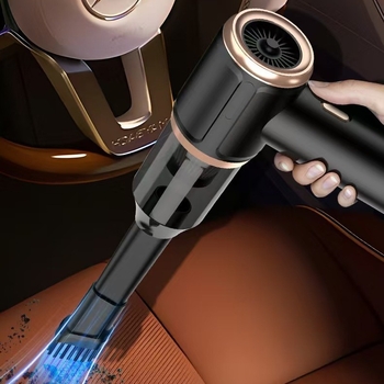 Aspirator fără fir pentru mașină, curățare uscată, aspirație 2100–3000 Pa, 5 W, baterie încorporată 501–800 mAh, autonomie 1–3 h, zgomot 46–70 dB