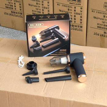 Aspirator fără fir pentru mașină, curățare uscată, aspirație 2100–3000 Pa, 5 W, baterie încorporată 501–800 mAh, autonomie 1–3 h, zgomot 46–70 dB