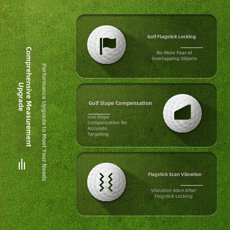 Golfový laserový rangefinder, ručný, IR – rozsah 5–1000 m, presnosť ±1 m, hmotnosť 140 g, model Nk, značka Nohawk/Dark Eagle