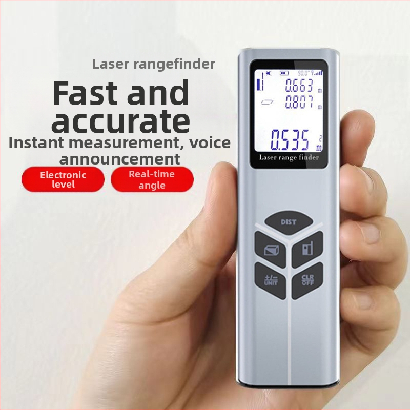 Laserový merač vzdialenosti, ručný, infračervený merací nástroj, vysoká presnosť, dosah 40 m