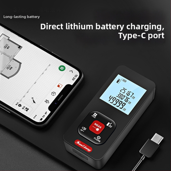 Ručni laserski daljinomjer s elektroničkom ravnalom, visokoprecizan mjerni instrument