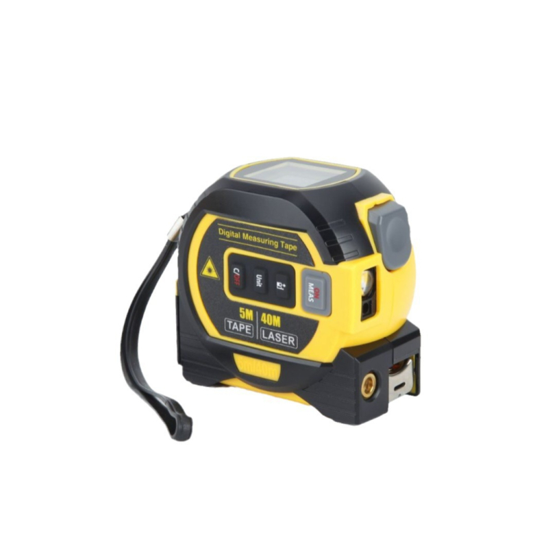 Višenamjenski laserski mjerač udaljenosti s elektronskim ravnalom, infracrveni laser, visoka preciznost, unutarnja uporaba