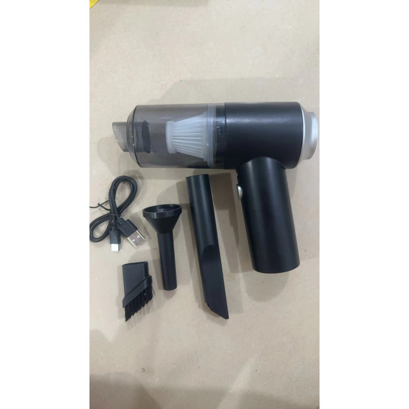 Automobilski mini usisavač, prijenosni ručni, punjivi, 7.4V, 120W, usisna snaga 11000Pa, za auto i kuću