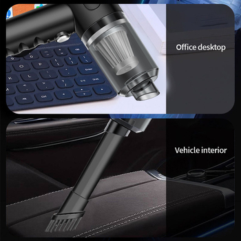 Ručni automobilni usisivač s brushless motorom, visoka usisna snaga 11000 Pa, 7.4V, 120W, USB punjenje