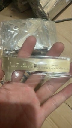 Digitalni mjerni alat za kućnu upotrebu, od nehrđajućeg čelika, vodootporan i otporan na ulje, raspon mjerenja 150–200 mm