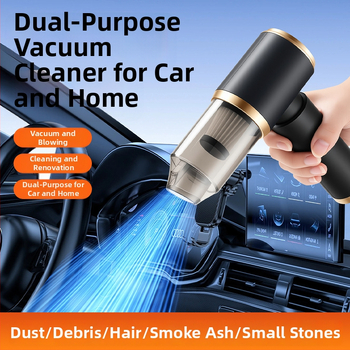 Automobilski usisavač, bežični, punjivi, kompaktni ručni za auto i dom, 90 W, 20000 Pa, 50 V