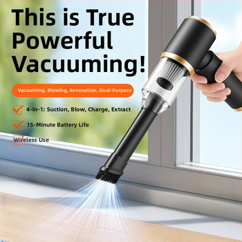 Automobilski usisavač, bežični, punjivi, kompaktni ručni za auto i dom, 90 W, 20000 Pa, 50 V