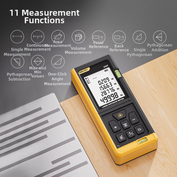 Laserski mjerač udaljenosti DL4170 – ručni, visoko precizan digitalni ravnalo, domet 100 m