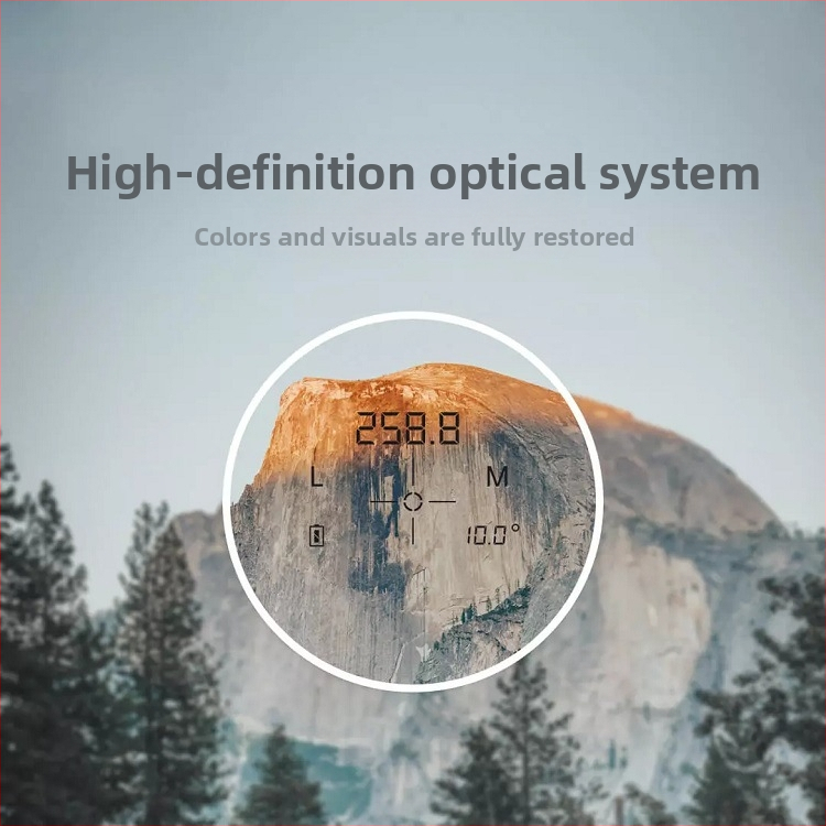 TR1 Μετρητής Απόστασης λέιζερ – Χειροποίητος εξωτερικός τηλεσκόπιο με ψηφιακή οθόνη, εμβέλεια 3–800 m / 3–1200 m, ακρίβεια ±(0,5 m + 0,2% απόσταση), βάρος 129 g