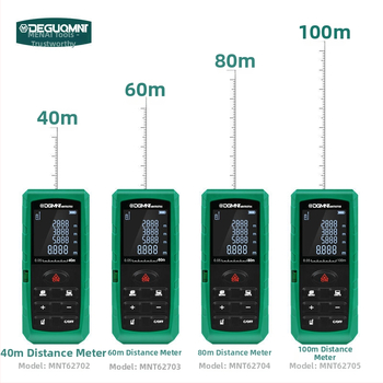 Lāzera attāluma mērītājs | Infrasarkanais attāluma mērījums | Augsta precizitāte | Zīmols Deguqmnt/mitat | Telpu mērišanai