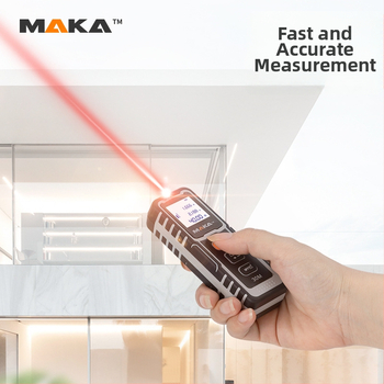 Maka prijenosni digitalni laserski mjerač dometa s elektroničkom mjernom trakom - domet 0,05–30 m, preciznost ±2 mm, serija MK6A