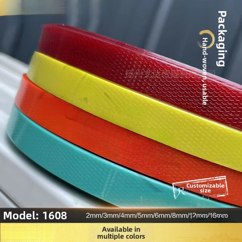 Roku austā iepakošanas lente DIY aušanai – vilkmes stiprums 246,9 kg – kartona iepakojumam – QEaR8Tci