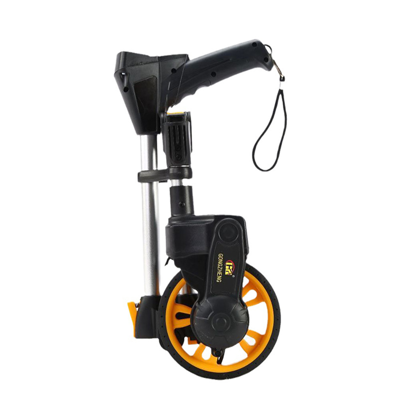 Distanțier portabil cu afișaj digital, roată mică, design pliabil, rază până la 99999 m, precizie 99%, greutate 1,7 kg