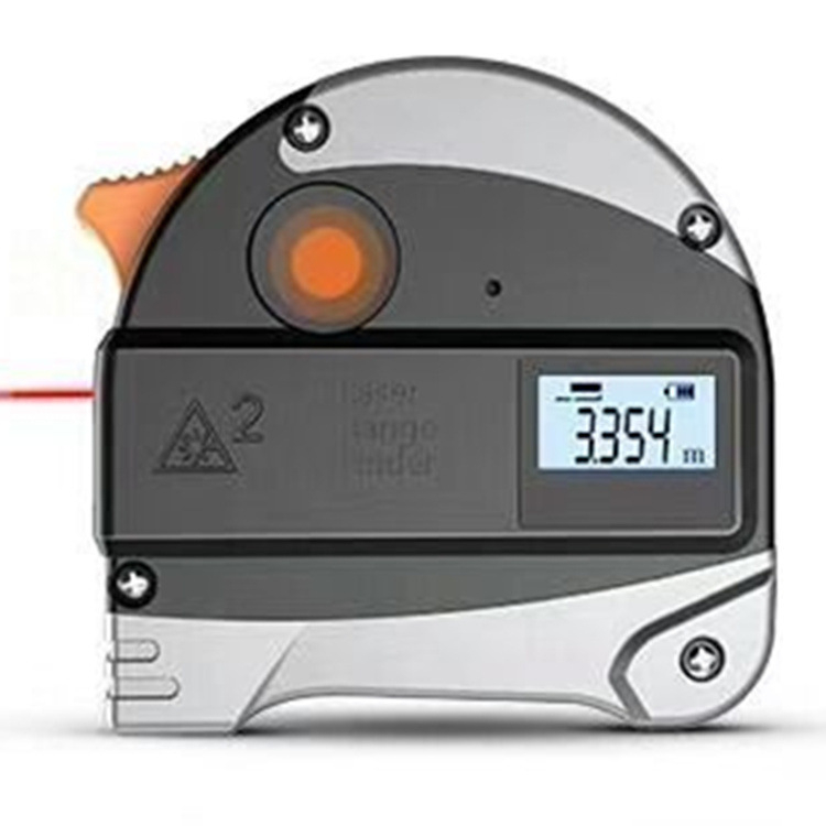 Distanțier laser portabil cu rază 30+5 m, precizie 0,01 m, corp ABS, baterie litiu, pentru decor interior