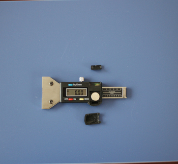 Măsurător de adâncime a profilului anvelopei cu caliper digital, 0-25 mm, vernier electronic, TH/Tong