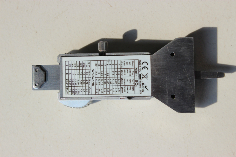 Măsurător de adâncime a profilului anvelopei cu caliper digital, 0-25 mm, vernier electronic, TH/Tong