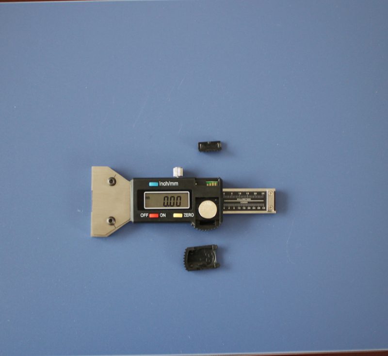 Măsurător de adâncime a profilului anvelopei cu caliper digital, 0-25 mm, vernier electronic, TH/Tong